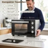 36 L Minioven Met Hetelucht, 90 230 °C Temperatuurregeling, 1500 W
