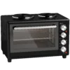36L Mini oven Met 2 Kookplaten, Elektrische Tafeloven Met Convectie, 90–230 °C