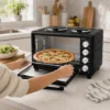 36L Mini oven Met 2 Kookplaten, Elektrische Tafeloven Met Convectie, 90–230 °C