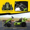 4 V Elektrische Go Kart Voor Kinderen Tot 12 Km/u Go kart Met Drift Functie, 2 Motoren Verstelbare Stoel Zachte Start
