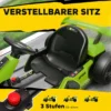 4 V Elektrische Go Kart Voor Kinderen Tot 12 Km/u Go kart Met Drift Functie, 2 Motoren Verstelbare Stoel Zachte Start
