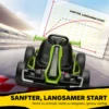 4 V Elektrische Go Kart Voor Kinderen Tot 12 Km/u Go kart Met Drift Functie, 2 Motoren Verstelbare Stoel Zachte Start