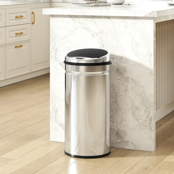 42 L Sensor Prullenbak, Automatische Vuilnisbak, Roestvrij Keukenemmer Met Infraroodsensor, Voor Keuken, Eetkamer
