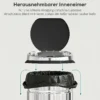 42 L Sensor Prullenbak, Automatische Vuilnisbak, Roestvrij Keukenemmer Met Infraroodsensor, Voor Keuken, Eetkamer