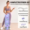 5 in 1 Liegestützgriffe Klappbar Push Up Bars Mit Widerstandsbänder Ellenbogenpads Liegestützgriffen, Tragbar