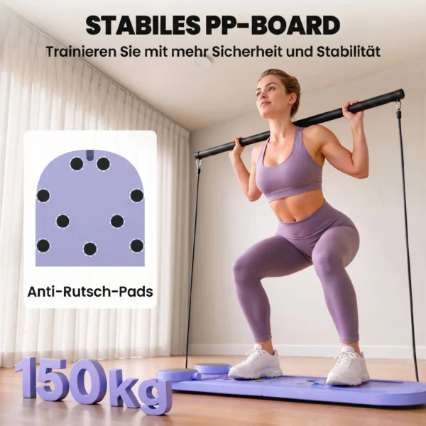 5 in 1 Liegestützgriffe Klappbar Push Up Bars Mit Widerstandsbänder Ellenbogenpads Liegestützgriffen, Tragbar