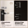 5 stufiger Schuhschrank Für 20 Paar Schuhe, Verstellbare Regale, Für Eingangsbereich, Flur, Schwarz