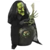 Animierte Halloween Tischhexe Mit Lachsound, Leuchtenden Augen Und Sound /Touch Aktivierung