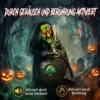 Animierte Halloween Tischhexe Mit Lachsound, Leuchtenden Augen Und Sound /Touch Aktivierung