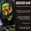 Animierte Halloween Tischhexe Mit Lachsound, Leuchtenden Augen Und Sound /Touch Aktivierung