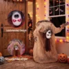 Animierter Halloween Geist Mit Gruseligen Schreien, Leuchtenden Augen, Per Geräusch/Berührung Aktiviert