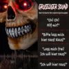 Animierter Sensenmann, 170 Cm, Lebensgroße Halloween Animatronic Mit Beweglichen Händen/Kopf, Leuchtenden Augen Und Gruselsound