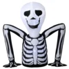 Aufblasbares Halloween Skelett, Aus Dem Boden Kriechend, Mit LED Lichtern, Gruselige Deko Für Innen Und Außenbereich