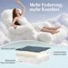 Aufstehsessel Mit Weichem Bezug, Recliner Sessel Mit Fernbedienung Und Seitentaschen, Blau