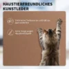 Bureaustoel Met Kattenpootlederen Bekleding, Voetensteun, In Hoogte Verstelbaar, Rolbaar, Bruin