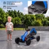 Elektrische Go Kart Voor Kinderen 3 5km/u, Go kart Met 2 Voudig Verstelbare Snelheid, Veiligheidsgordel, EVA Wielen Voor 3 8 Jaar