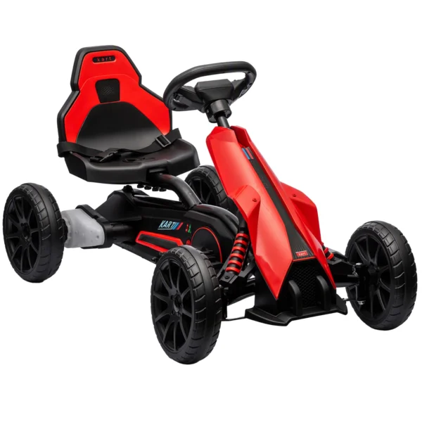 Elektrische Go Kart Voor Kinderen 3 5km/u, Gokart Met 2 Voudig Verstelbare Snelheid, Veiligheidsgordel, EVA Wielen Voor 3 8 Jaar