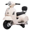 Elektrische Motorfiets Kinderen Mini Vespa GTS 6V Elektrische Motorfiets Met Lithium Batterij Ergonomische Zitplaats Rugleuning 1,5 3 Jaar