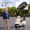 Elektrische Motorfiets Kinderen Mini Vespa GTS 6V Elektrische Motorfiets Met Lithium Batterij Ergonomische Zitplaats Rugleuning 1,5 3 Jaar