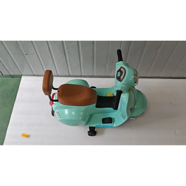 Elektrische Motorfiets Kinderen Mini Vespa GTS 6V Elektromotorfiets Met Lithium Batterij Ergonomische Zitplaats Rugleuning 1,5 3 Jaar