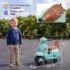 Elektrische Motorfiets Kinderen Mini Vespa GTS 6V Elektromotorfiets Met Lithium Batterij Ergonomische Zitplaats Rugleuning 1,5 3 Jaar