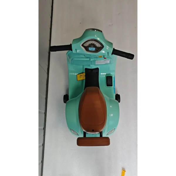 Elektrische Motorfiets Kinderen Mini Vespa GTS 6V Elektromotorfiets Met Lithium Batterij Ergonomische Zitplaats Rugleuning 1,5 3 Jaar