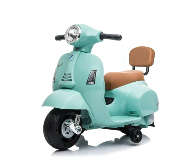 Elektrische Motorfiets Kinderen Mini Vespa GTS 6V Elektromotorfiets Met Lithium Batterij Ergonomische Zitplaats Rugleuning 1,5 3 Jaar