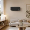 Elektro Heizung, Wandmontage, Schwingfunktion, 2 Modi, Timer, LED Anzeige, Schwarz