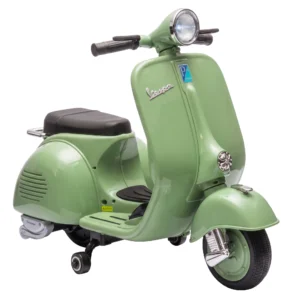 Elektro Motorrad Kinder 6 V Elektromotorrad Mit Stützrädern, Lithium Akku, Softstart, Musik, USB Scheinwerfer Hupe