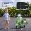 Elektro Motorrad Kinder 6 V Elektromotorrad Mit Stützrädern, Lithium Akku, Softstart, Musik, USB Scheinwerfer Hupe