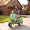 Elektro Motorrad Kinder 6 V Elektromotorrad Mit Stützrädern, Lithium Akku, Softstart, Musik, USB Scheinwerfer Hupe