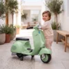 Elektro Motorrad Kinder 6 V Elektromotorrad Mit Stützrädern, Lithium Akku, Softstart, Musik, USB Scheinwerfer Hupe