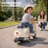 Elektro Motorrad Kinder 6 V Elektromotorrad Mit Stützrädern, Lithium Akku, Softstart, Musik, USB Scheinwerfer Hupe