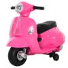 Elektro Motorrad Kinder 6V Elektromotorrad Mit Stützrädern, Scheinwerfer, Hupe 3km/h Für 1,5 3 Jahren, Rosa