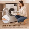 Erhöhtes Hundebett Mit Holzrahmen, Flauschigem Plüschkissen, Abnehmbarem Bezug Und Rutschfesten Füßen