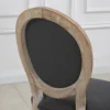 Esszimmerstühle 2er Set Küchenstuhl Mit Rückenlehne, Linenoptik, Sessel Polsterstuhl, Stühle, Wohnzimmerstuhl Mit Holzbeine Für Esstisch, Grau+Natur