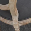 Esszimmerstühle 2er Set Küchenstuhl Mit Rückenlehne, Linenoptik, Sessel Polsterstuhl, Stühle, Wohnzimmerstuhl Mit Holzbeine Für Esstisch, Grau+Natur