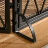 Funkenschutzgitter Funkenschutz, Klappbar, 3 teilig, 120 Cm Xx 79 Cm, Schwarz
