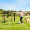 Fußballtor Für Garten 1,8 X 1,2 M Jugendliche & Erwachsene Robustes Outdoor Tor Mit Tornetz Polsterung, Erdhaken