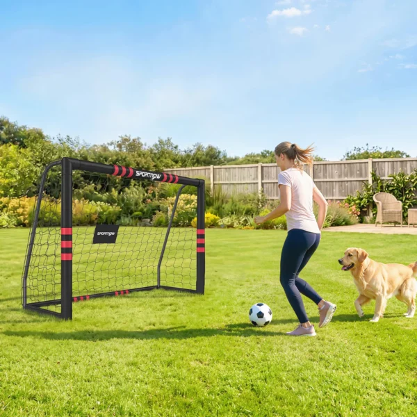 Fußballtor Für Garten 1,8 X 1,2 M Jugendliche & Erwachsene Robustes Outdoor Tor Mit Tornetz Polsterung, Erdhaken