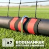 Fußballtor Für Garten 300 X 200 Cm Robustes Outdoor Tor Mit Tornetz Polsterung Erdhaken Anti Rost Beschichtung