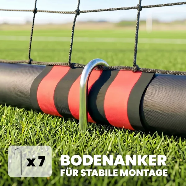Fußballtor Für Garten 300 X 200 Cm Robustes Outdoor Tor Mit Tornetz Polsterung Erdhaken Anti Rost Beschichtung