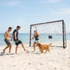 Fußballtor Für Garten 300 X 200 Cm Robustes Outdoor Tor Mit Tornetz Polsterung Erdhaken Anti Rost Beschichtung