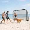 Fußballtor Für Garten Groß 300 X 200 Cm Jugendliche & Erwachsene Outdoor Tor Mit Reißfestem Tornetz Gerundeten Ecken