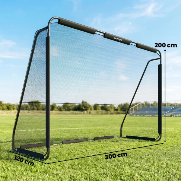Fußballtor Für Garten Groß 300 X 200 Cm Jugendliche & Erwachsene Outdoor Tor Mit Reißfestem Tornetz Gerundeten Ecken
