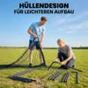 Fußballtor Für Garten Groß 300 X 200 Cm Jugendliche & Erwachsene Outdoor Tor Mit Reißfestem Tornetz Gerundeten Ecken