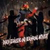 Geanimeerde Halloween Popcorn Clown Met Opschietend Hoofd, Griezelig Geluid, Kermismuziek En Lichtgevende Ogen
