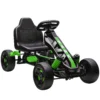 Gokart Met Pedalen, Trapauto Voor Kinderen Met Rem, Antislip Wielen, Metalen Frame, 3 6 Jaar, Groen