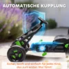 Gokart Met Pedalen, Trapauto Voor Kinderen Met Rem, Antislip Wielen, Metalen Frame, 3 6 Jaar, Groen