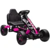 Gokart Met Pedalen, Trapauto Voor Kinderen Met Rem, Antislip Wielen, Metalen Frame, 3 6 Jaar, Roze